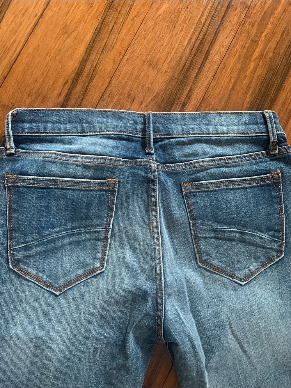 DRIFTWOOD Light Blue Embroidered Wide-Leg Jeans - Picture 8 of 10